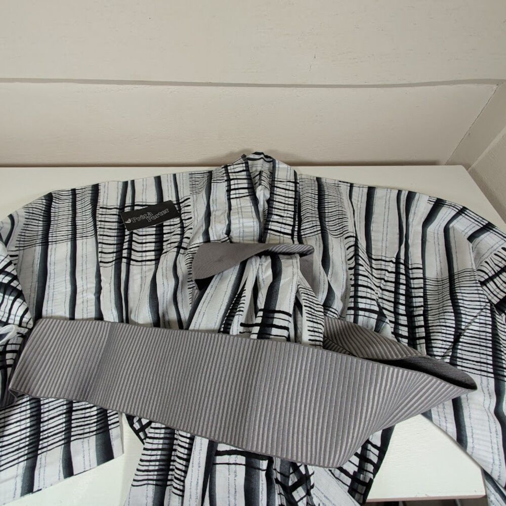 NWT Authentic Japanese Yukata Set - Prêt-à-Porter 100% Cotton Robe & Obi Belt